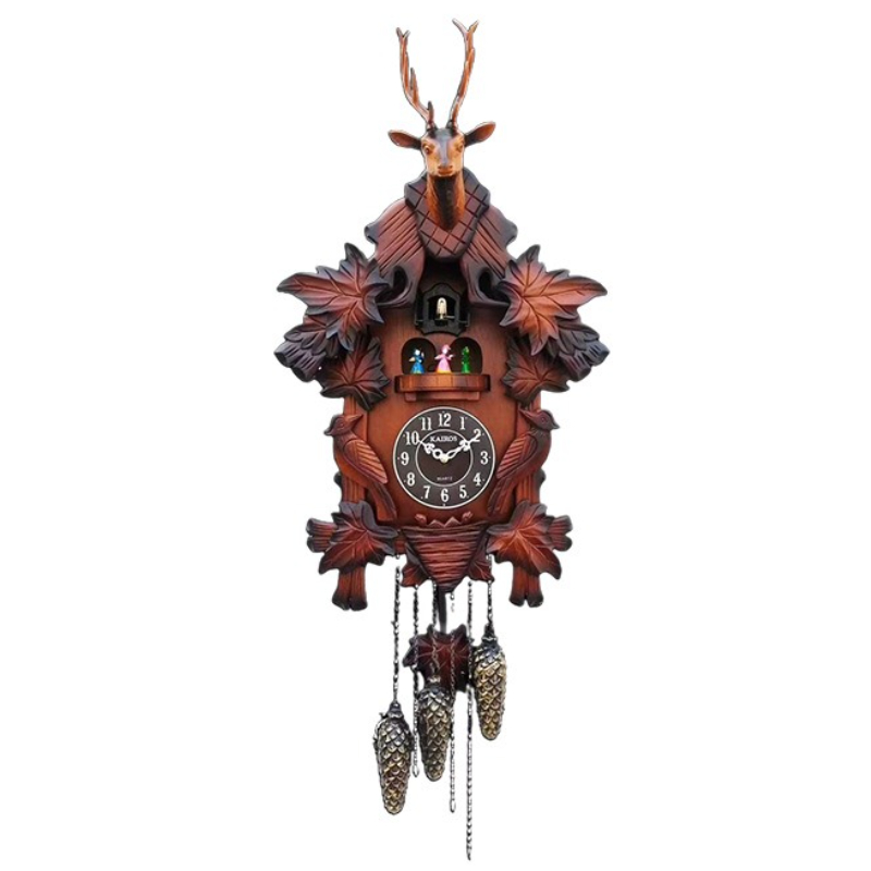 Luxury Lifestyle Watches - Cuckoo Wall CLOCK นาฬิกาไม้ห้องนั่งเล่นลูกตุ้มนาฬิกาหรูหรานาฬิกาขนาดใหญ่ห้องนอน Wall Art
