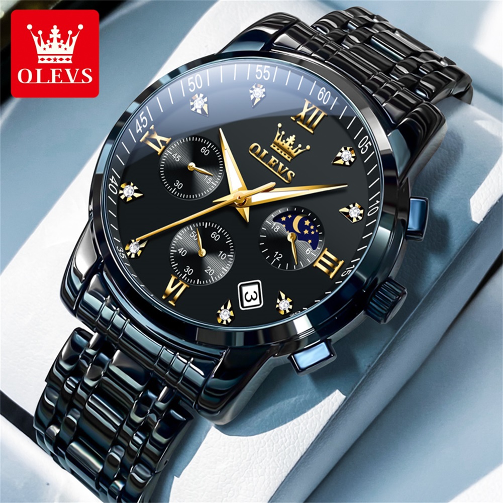 OLEVS นาฬิกาผู้ชายยอดนิยมสแตนเ - Luxury Lifestyle Products บทวิจารณ์และราคา